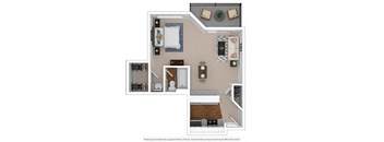 Studio 1 Ba SQFT 451- Ashford at The Atlantic Ashford, Atlanta, GA