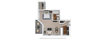 Studio 1 Ba SQFT 457- Ashford at The Atlantic Ashford, Georgia