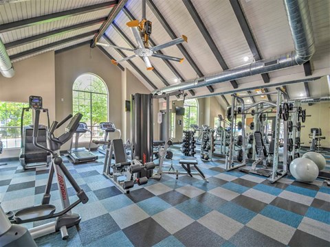 24-Hour State-of-the-Art Fitness Center at Logans Mill, Austin, Texas.