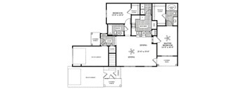 B2BG -  Attached Garage Teton (Lower)