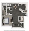 A3 1 Bed | 1 Bath | 850 sq ft