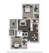 B1 2 Beds | 2 Baths | 1,000 sq ft