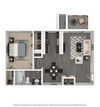 The Ashford Beds: 1, Baths: 1, SQFT: 718