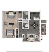 The Riverside Beds: 2, Baths: 2, SQFT: 1,007