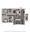 The Peachtree Beds: 3, Baths: 2, SQFT: 1,235