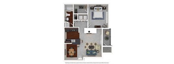 1 Bd 1 Ba The Classic SQFT: 740- Brookhaven at The Atlantic Brookhaven, Georgia, 30329