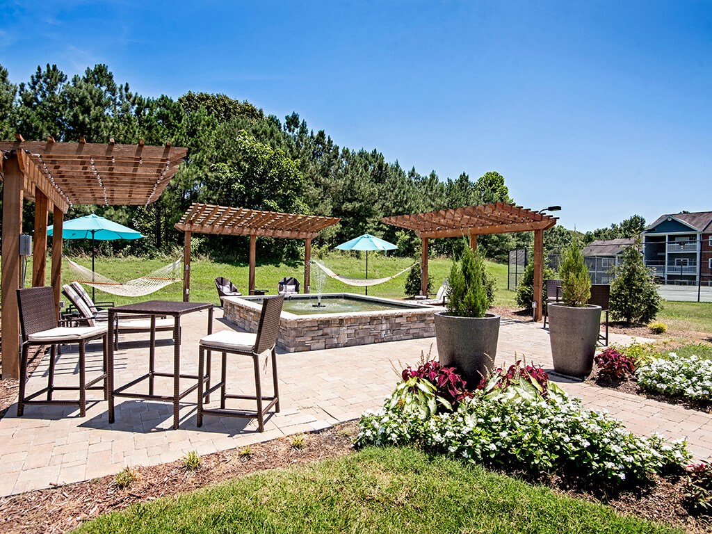 Zen Garden with Relaxation Area.