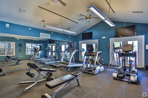 Fully equipped Fitness Center at Magnolia Terrace, Charlotte, NC, 28213