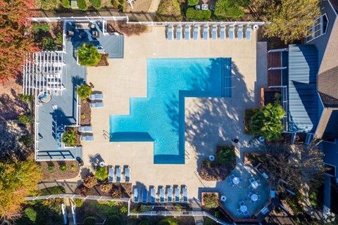 Sparkling Pool with Sundeck at Magnolia Terrace, Charlotte, NC, 28213