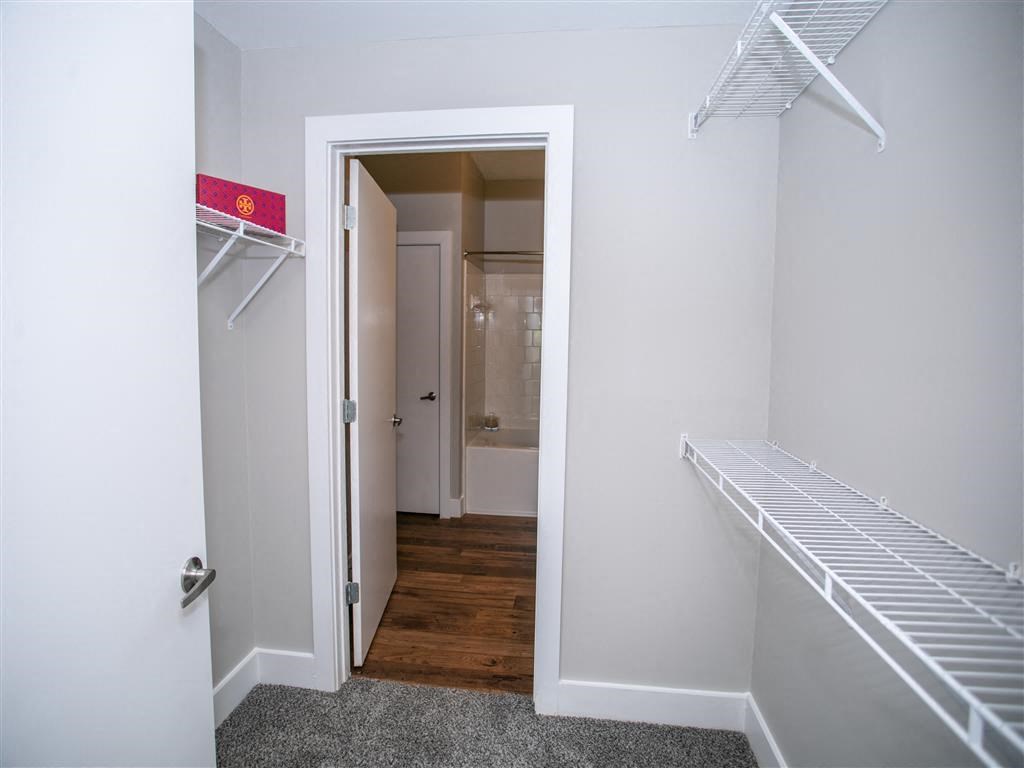Model. Walk-in Closet.