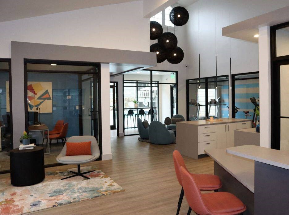 Clubhouse with Lounge area at The Atlantic Loring Heights, Atlanta