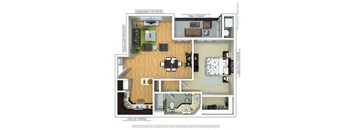 a floor plan of a house
