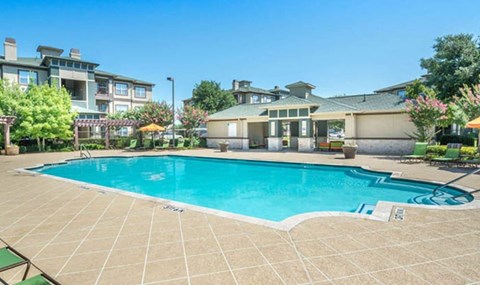 Sparkling Pool at The Atlantic Stonebriar, The Colony, Texas, 75056