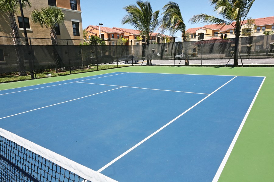 Tennis Court at The Atlantic Doral, Doral, FL