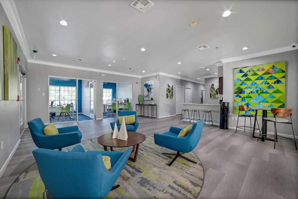 Clubhouse area Clubhouse area at The Atlantic Grand Oaks, Texas
