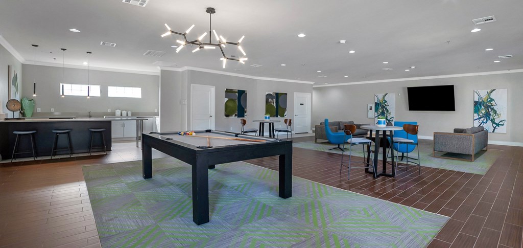 Resident Lounge Resident Lounge at The Atlantic Grand Oaks, Texas