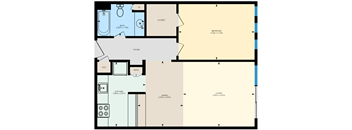 a blueprint of a floor plan of a residence