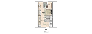 The Lafayette Stamford S1 Studio apartment is 490 square feet in stamford ct now leasing. Open concept modern amenities tour today