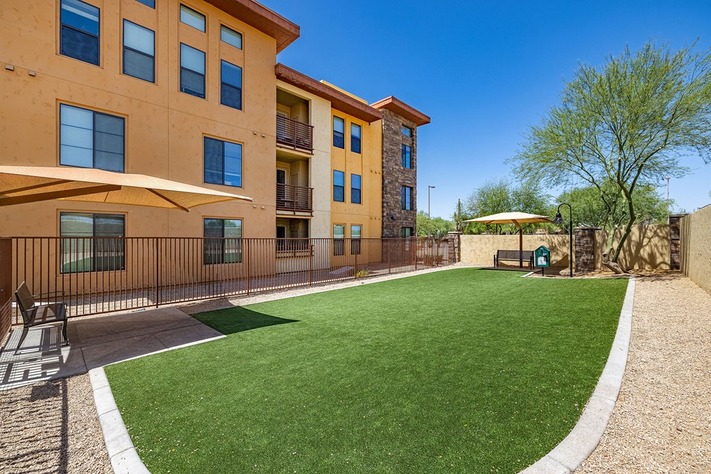 the preserve at ballantyne commons yard and building with grass