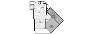 A black and white image of a floor plan for a house.