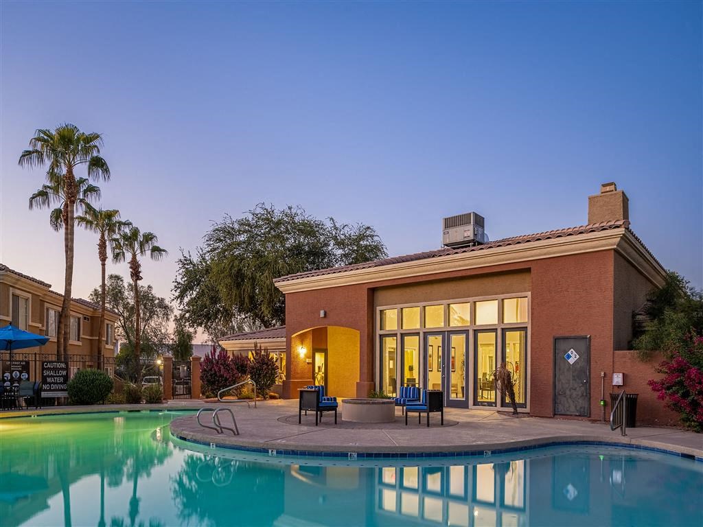 the swimming pool at the residence inn clearwater