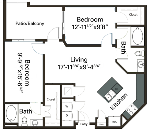 300 E Riverside Dr Studio-3 Beds Apartment for Rent - Photo Gallery 100