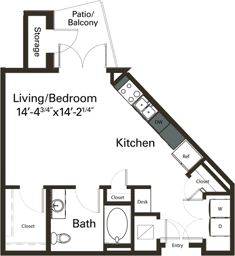 300 E Riverside Dr Studio-3 Beds Apartment for Rent - Photo Gallery 54