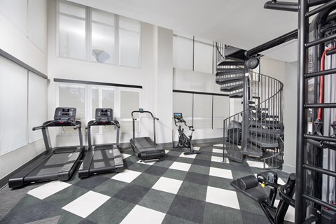 the gym at the vue