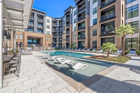 our apartments offer a swimming pool in front of our building