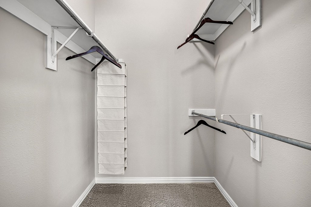 our spacious closets are stocked with robes and hair dryers in our spacious closet