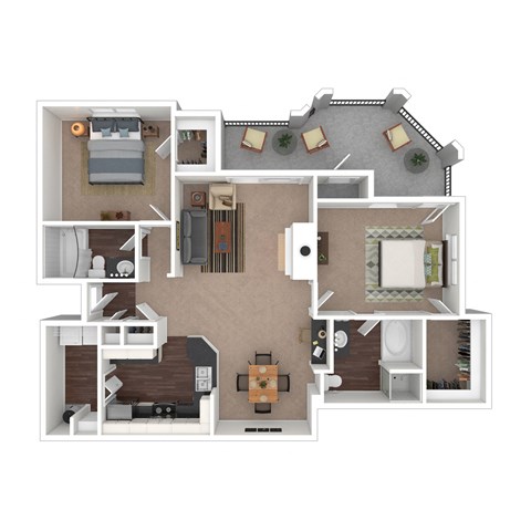 6818 Northbury Lane 1-3 Beds Apartment for Rent - Photo Gallery 31