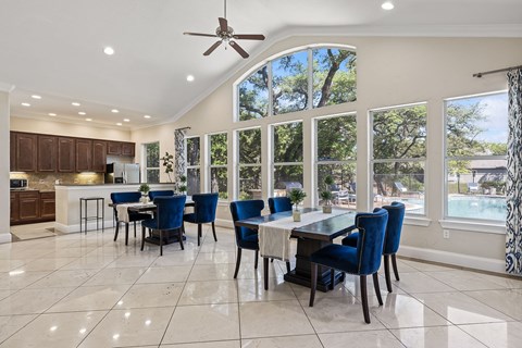 Spacious clubhouse and amenities.