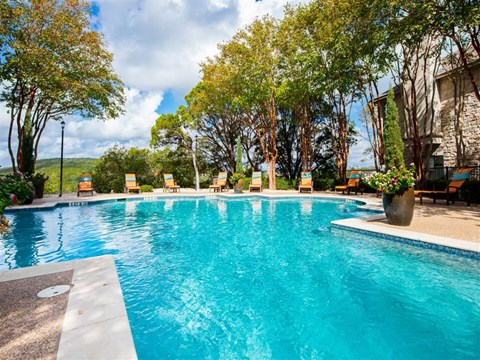 the swimming pool at the resort at governors residence