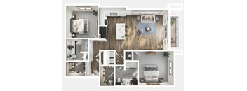 A collage of images showing different rooms of a house.