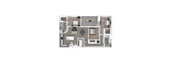 a1 floor plan 1 bedroom 1190 square feet the