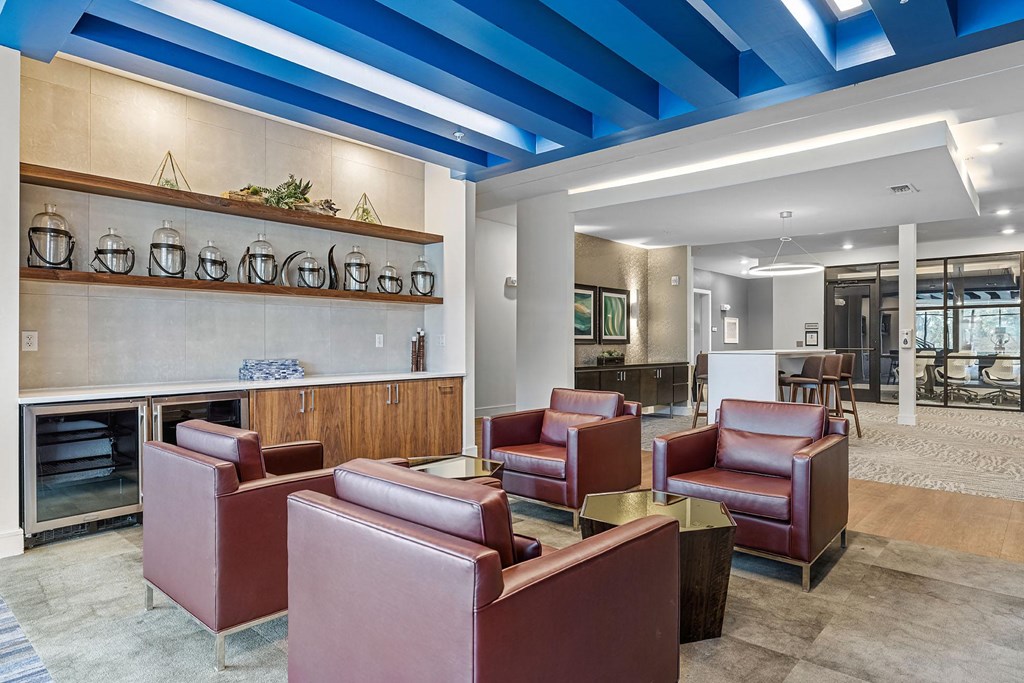the lobby or reception area at residence inn