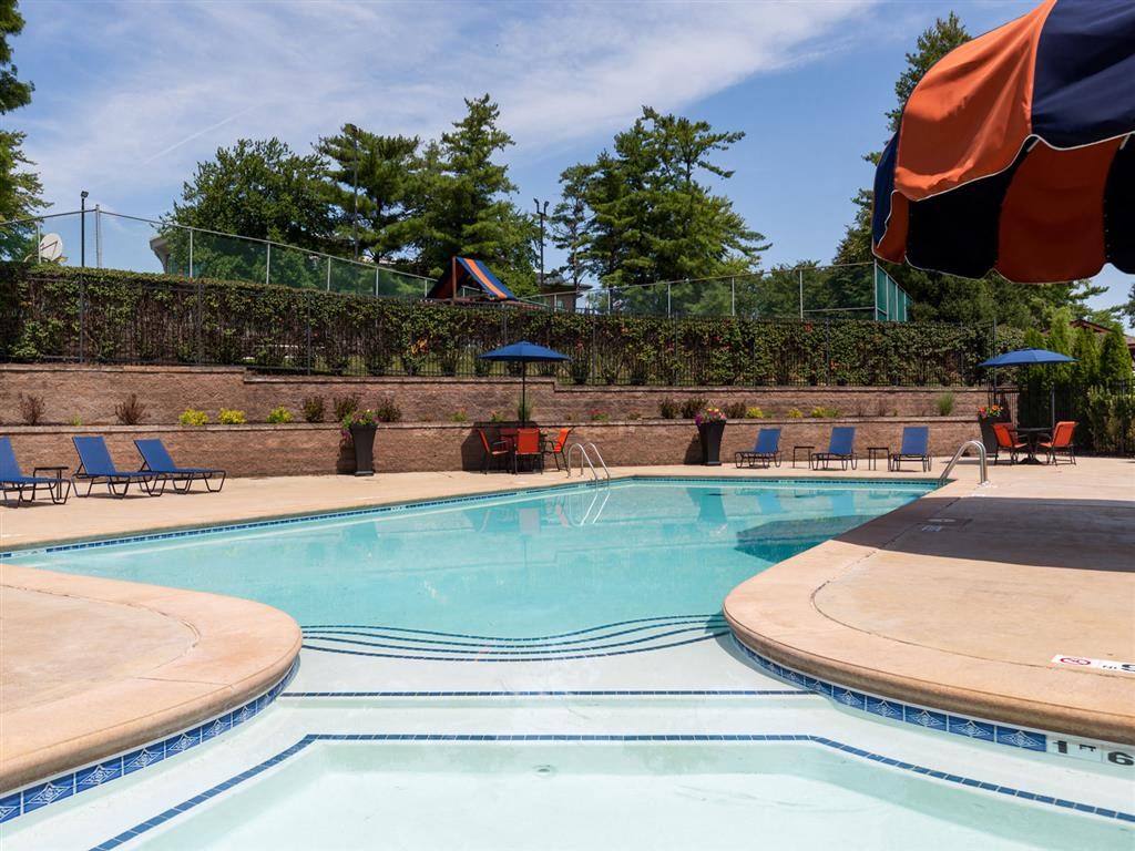 Resort style pool and sundeck