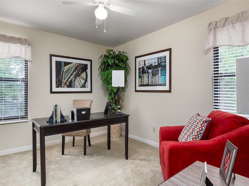All bedrooms come with ceiling fans and overhead lighting.