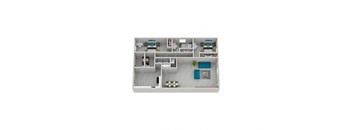 a bedroom floor plan of a 2100 sq ft apartment