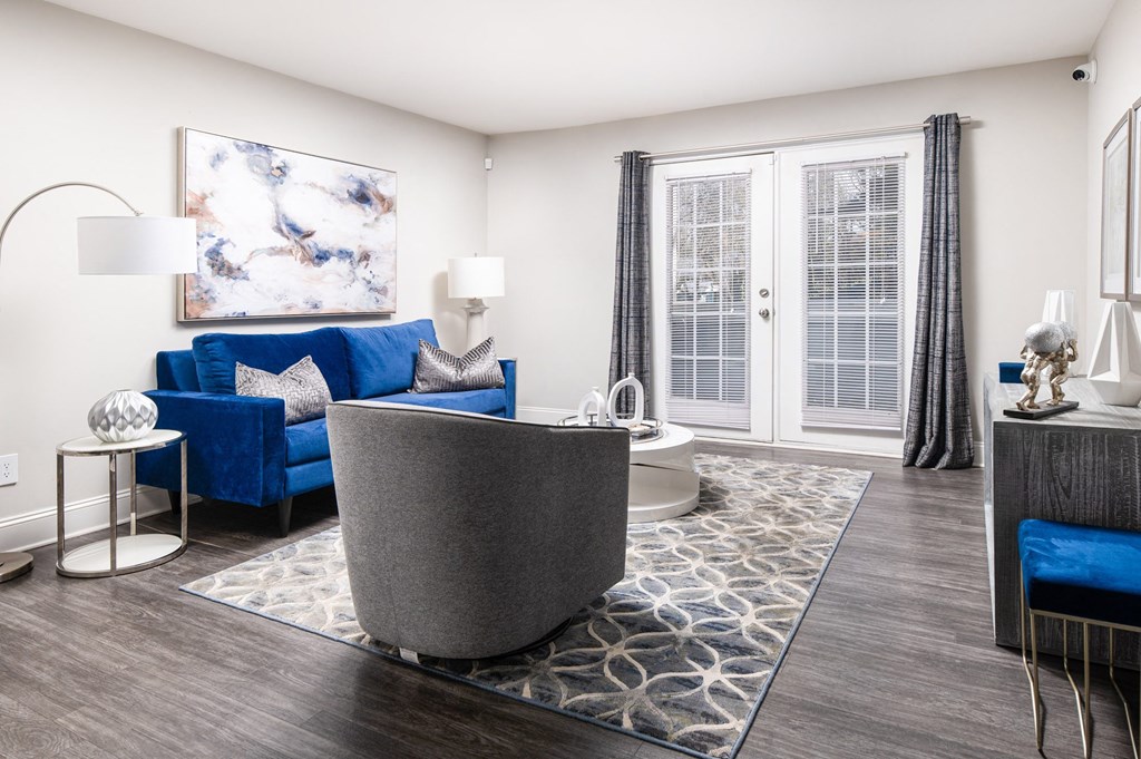 Modern Living Room at Elite At Lakeview, Georgia, 30337