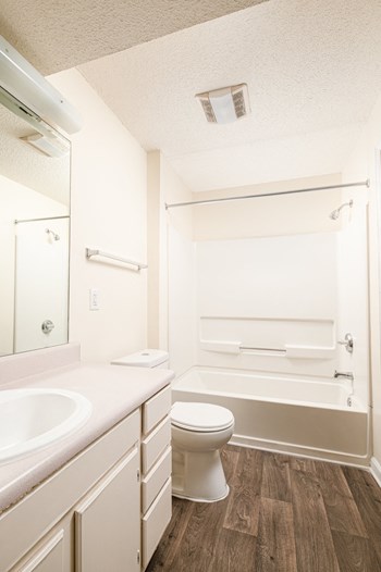 Bathroom interior Bathroom interior at Village Square, Gainesville, Georgia - Photo Gallery 5