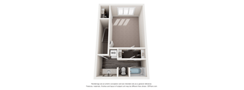 1 Bed 1.5 Bath Regency Renovated