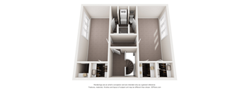 a 3d floor plan of a 2100 sq ft house