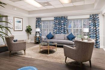 Modern Living Room at Elite at City View, College Park, 30337