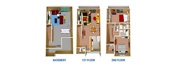 3 Floor Townhouse