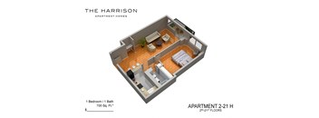 1 Bedroom Small Upgraded