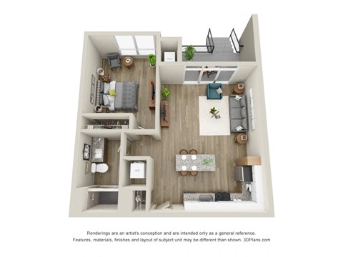 Cloverdale - 1 Bed, 1 Bath with Walkout- Downtown Kalamazoo, MI Apartments - 400 Rose