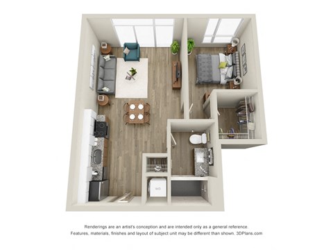 Fishers - 1 Bed, 1 Bath - Downtown Kalamazoo, MI Apartments - 400 Rose