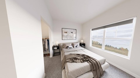 Large Comfortable Bedrooms at Solhaven Grand Chute, Wisconsin