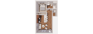 A1 Floor Plan at The Landing at Hub City, Plymouth, WI 53073
